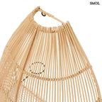 Rattan Fali lámpaernyő - natúr, L | LALO - SMOL