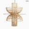 Rattan függőlámpa – Kézzel szőtt, natúr design | SATURN