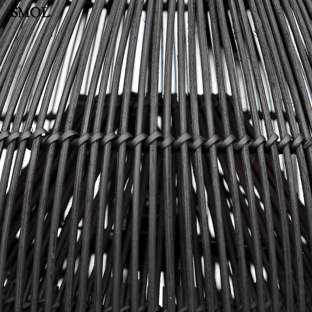 Kézzel fonott rattan függőlámpaernyő 55 cm-es méretben rattan nagyítva