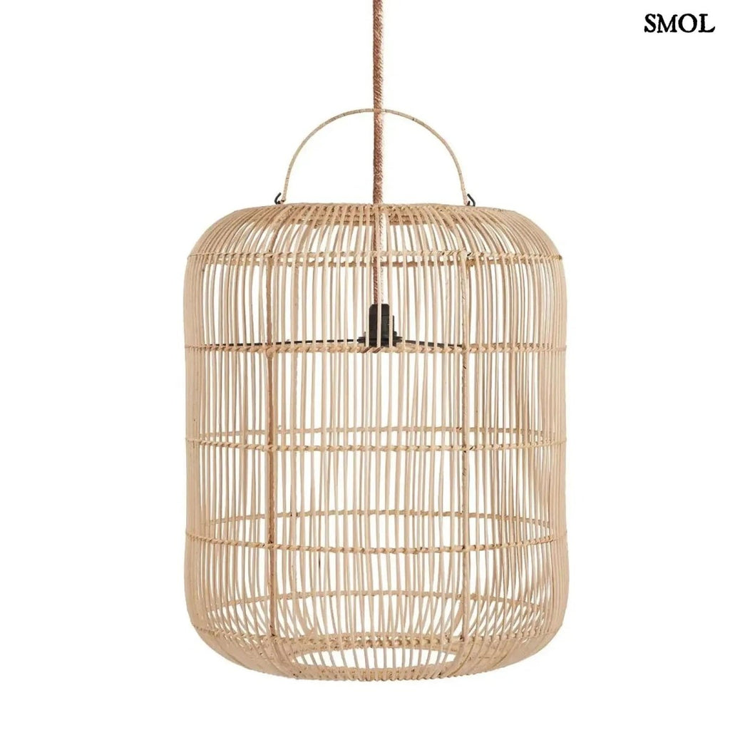 Rattan Függőlámpaernyő - M | BOZELO - SMOL