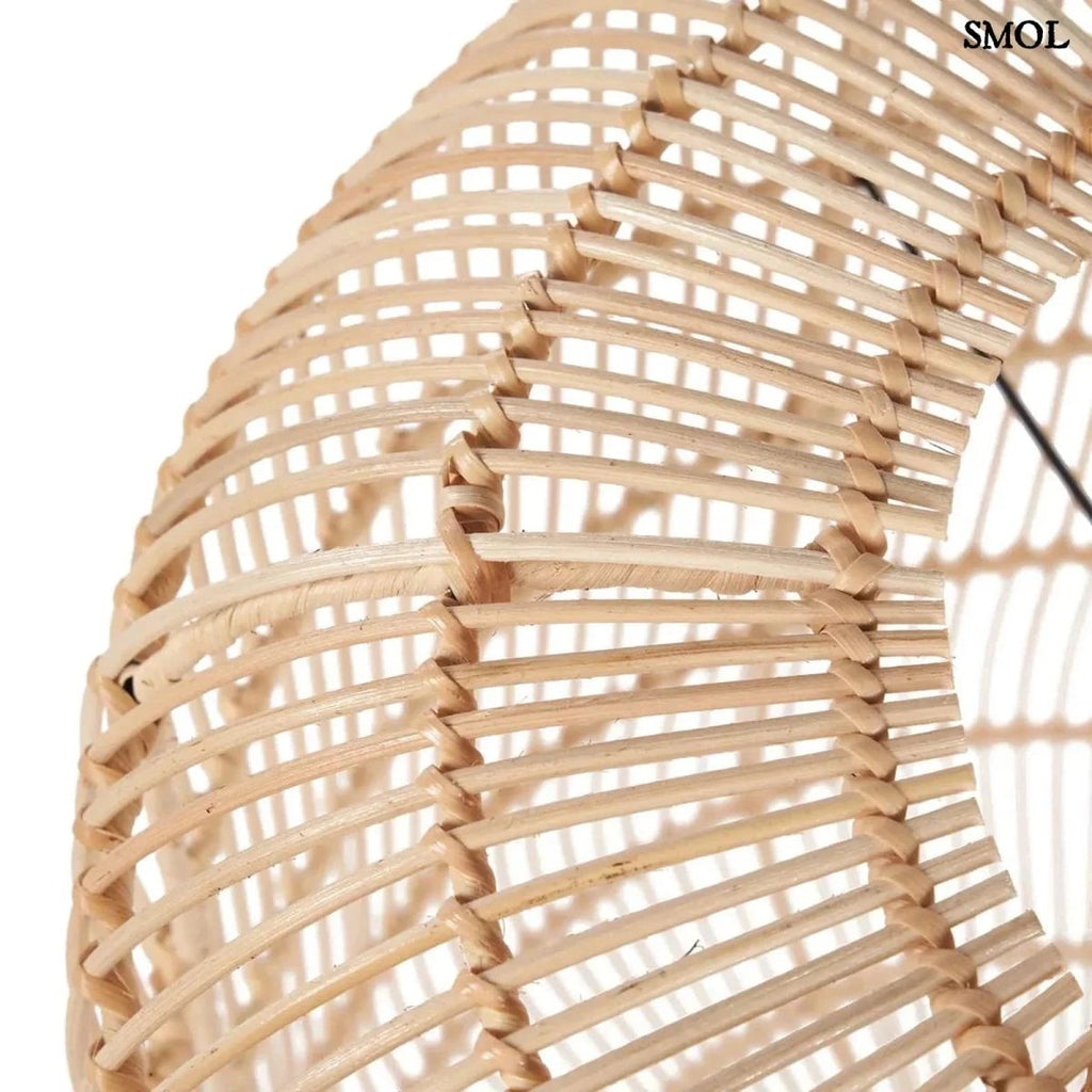 Rattan Függőlámpaernyő - M | BOZELO - SMOL