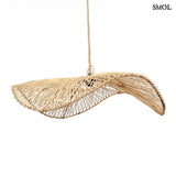Pendelleuchtenschirm aus Naturrattan, L | CHAPEAU