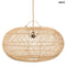 Rattan Függőlámpaernyő - natúr, L | WHOLLY