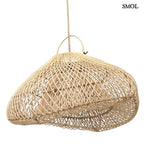Természetes Rattan Függőlámpaernyő, 60 cm | CLOUD | SMOL - fehér háttérrel