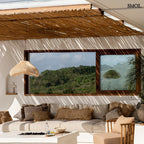 Természetes Rattan Függőlámpaernyő, 60 cm | CLOUD | SMOL - teraszon, párnákkal