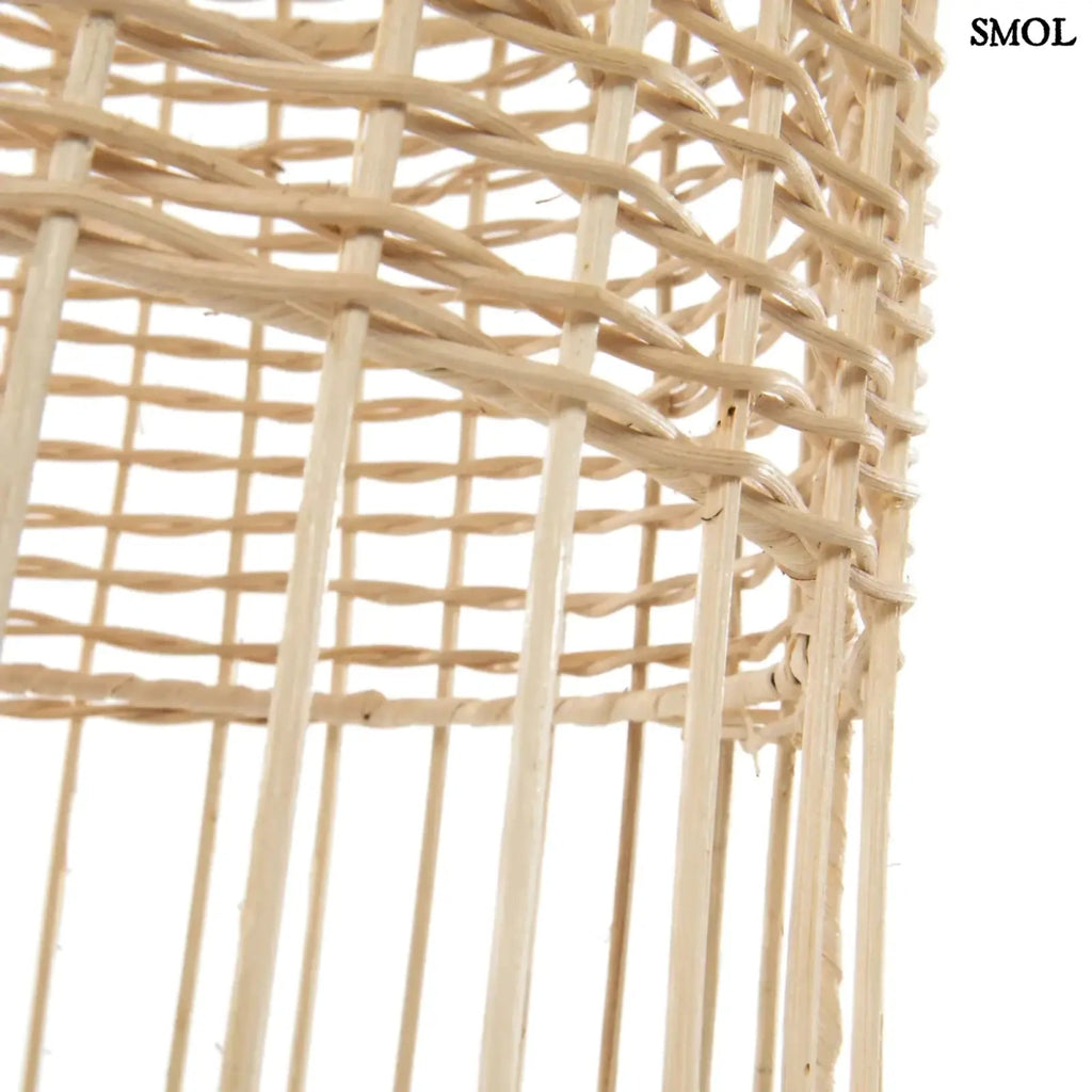 Rattan Függőlámpaernyő - natúr, M | ELBA - SMOL