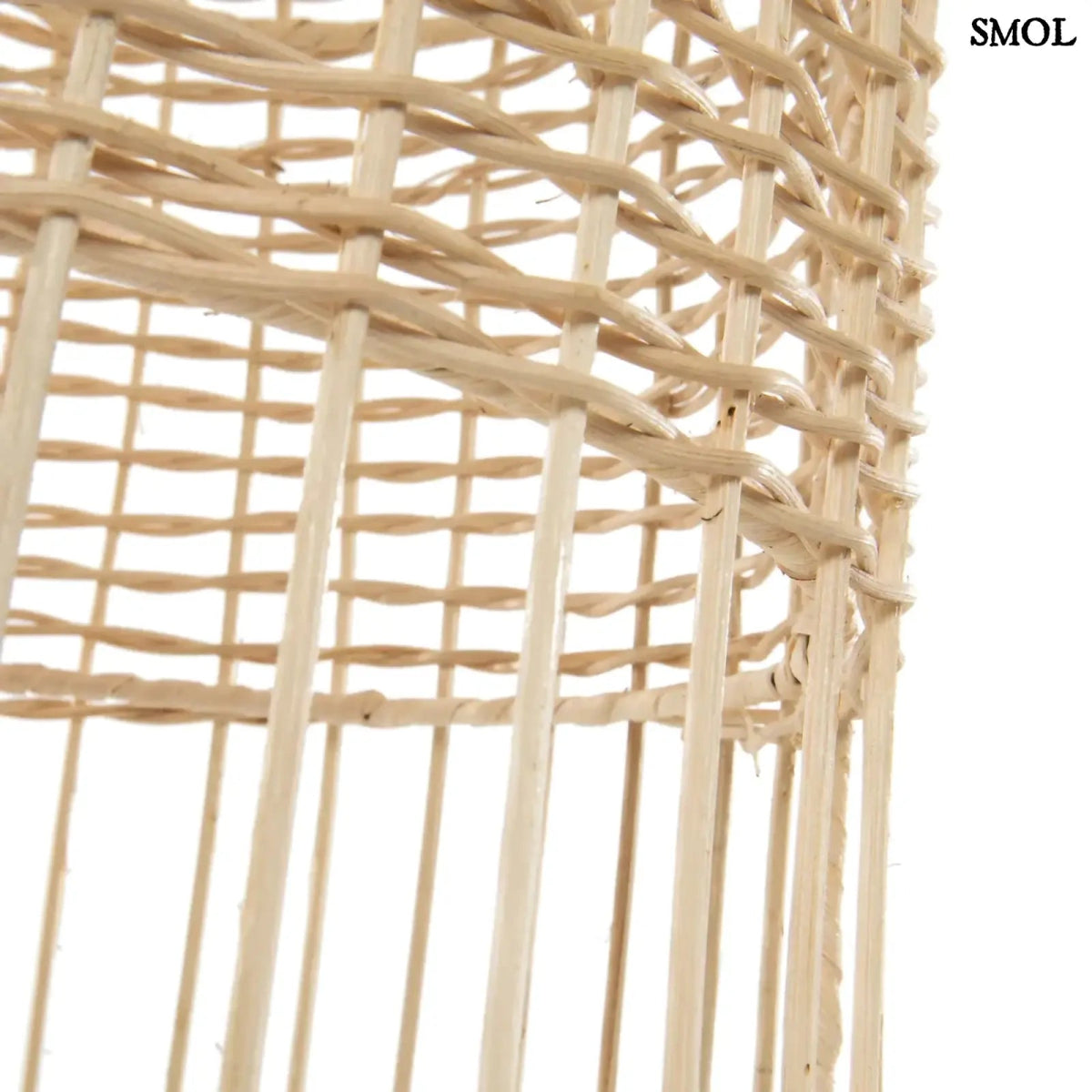 Rattan Függőlámpaernyő - natúr, M | ELBA - SMOL