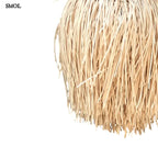 Függőlámpaernyő - natúr rattan, 75 cm | SHAGGY - smol.hu - alsó rész nagyítva