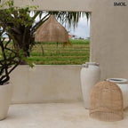 Rattan Függőlámpaernyő - natúr, M | WHIPPED - SMOL