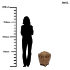 Rattan tárolókosár fedéllel – L | COLONIAL - SMOL