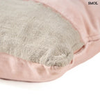 Rózsaszín Bársony - Len Díszpárnahuzat – 30x50 | VELVET - SMOL