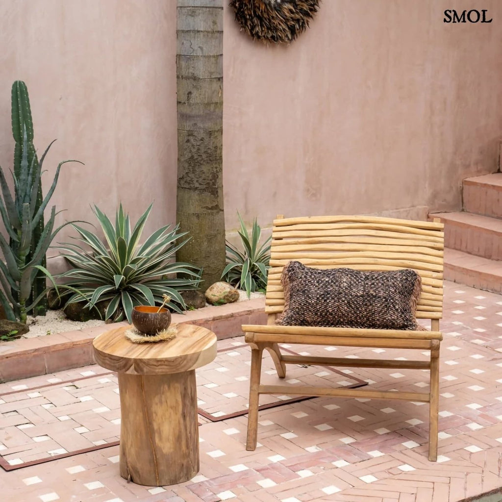 Suarfa Kisasztal Tömör Fából, 45 cm | INTI - SMOL