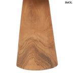 Natúr tíkfa süteményes kínáló tálalótalppal, talp nagyítva