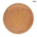 Natúr tíkfa süteményes kínáló tálalótalppal, felülről