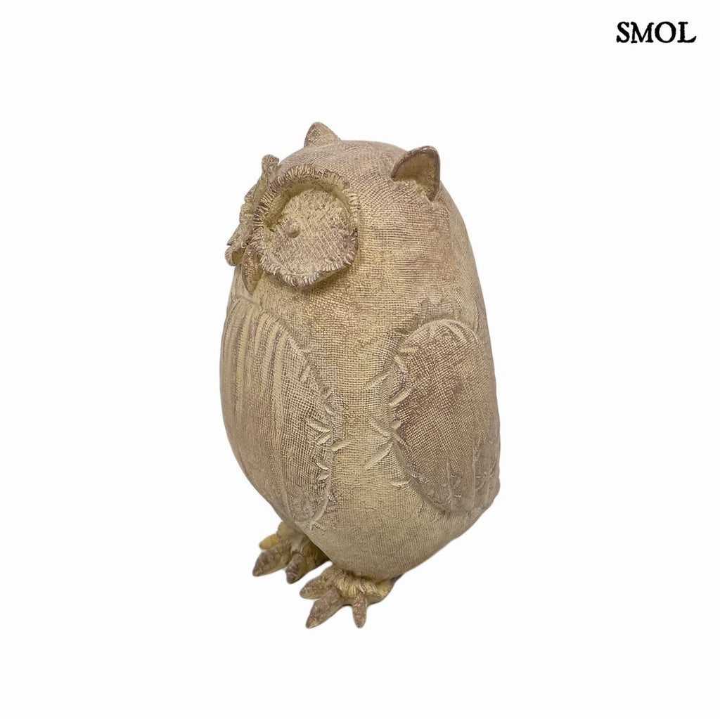 Szobor - bagoly, 20cm | CLEO - smol.hu - ferdén