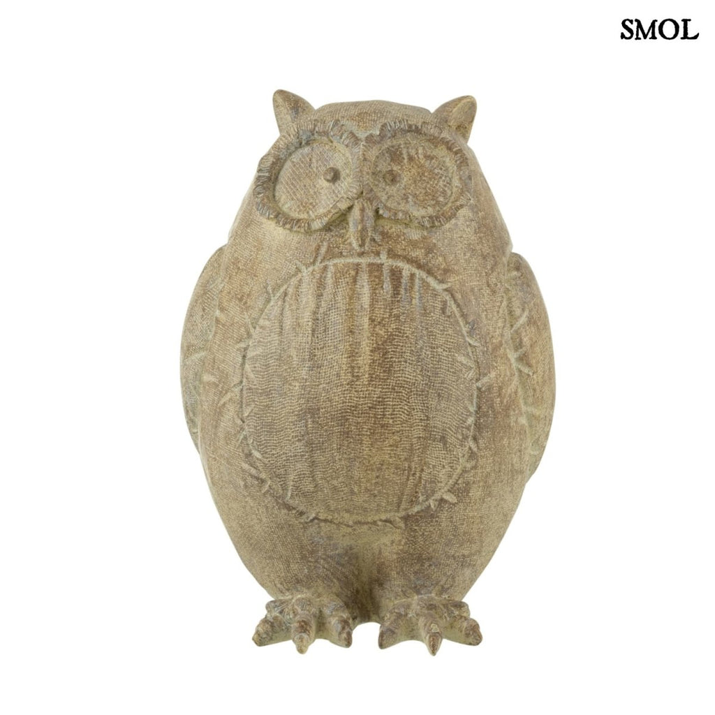 Szobor - bagoly, 20cm | CLEO - smol.hu - szemből