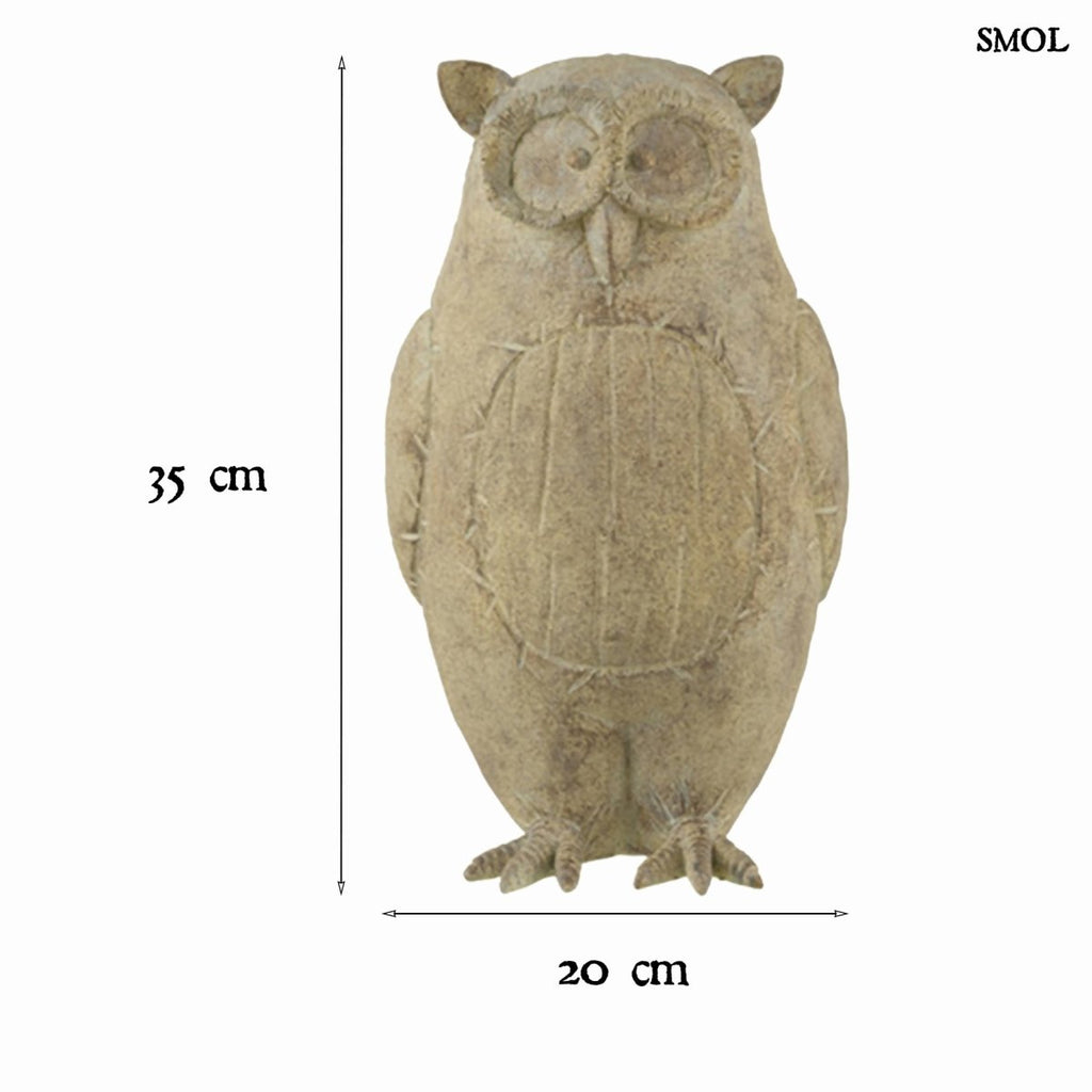 Szobor - bagoly, 35cm | OWL - smol.hu - méretekkel