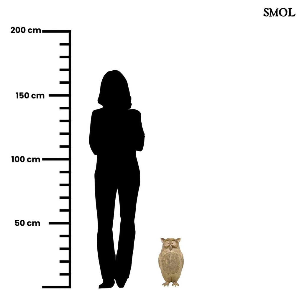 Szobor - bagoly, 35cm | OWL - smol.hu - méretarányosan