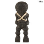 Szobor - fekete, mangófa, 41 cm | MATTEO - smol.hu - szemből