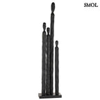 Szobor - mangófa, fekete,  111 cm | KADE - smol.hu - szemből