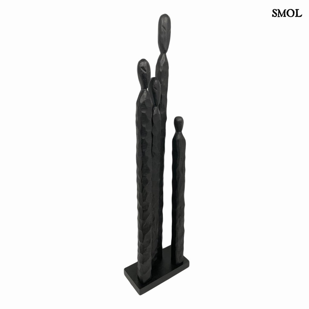 Szobor - mangófa, fekete,  111 cm | KADE - smol.hu -  ferdén