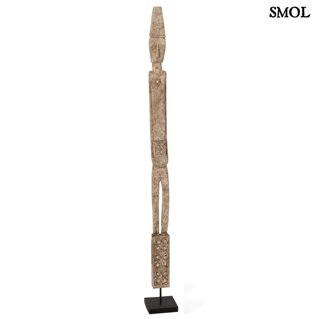 Szobor tartón - nagyméretű, fa , 149cm | CORY -smol.hu - szemből