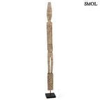 Szobor tartón - nagyméretű, fa , 149cm | CORY -smol.hu - szemből