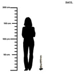 Szobor tartón - nagyméretű, fa, 46cm | SAFA - smol.hu - méretarányosan