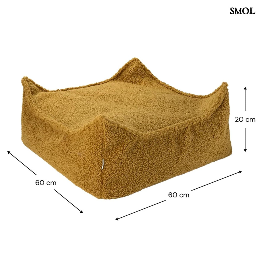 Szögletes Gyerek Babzsákfotel és Puff Szett | MAPLE - SMOL
