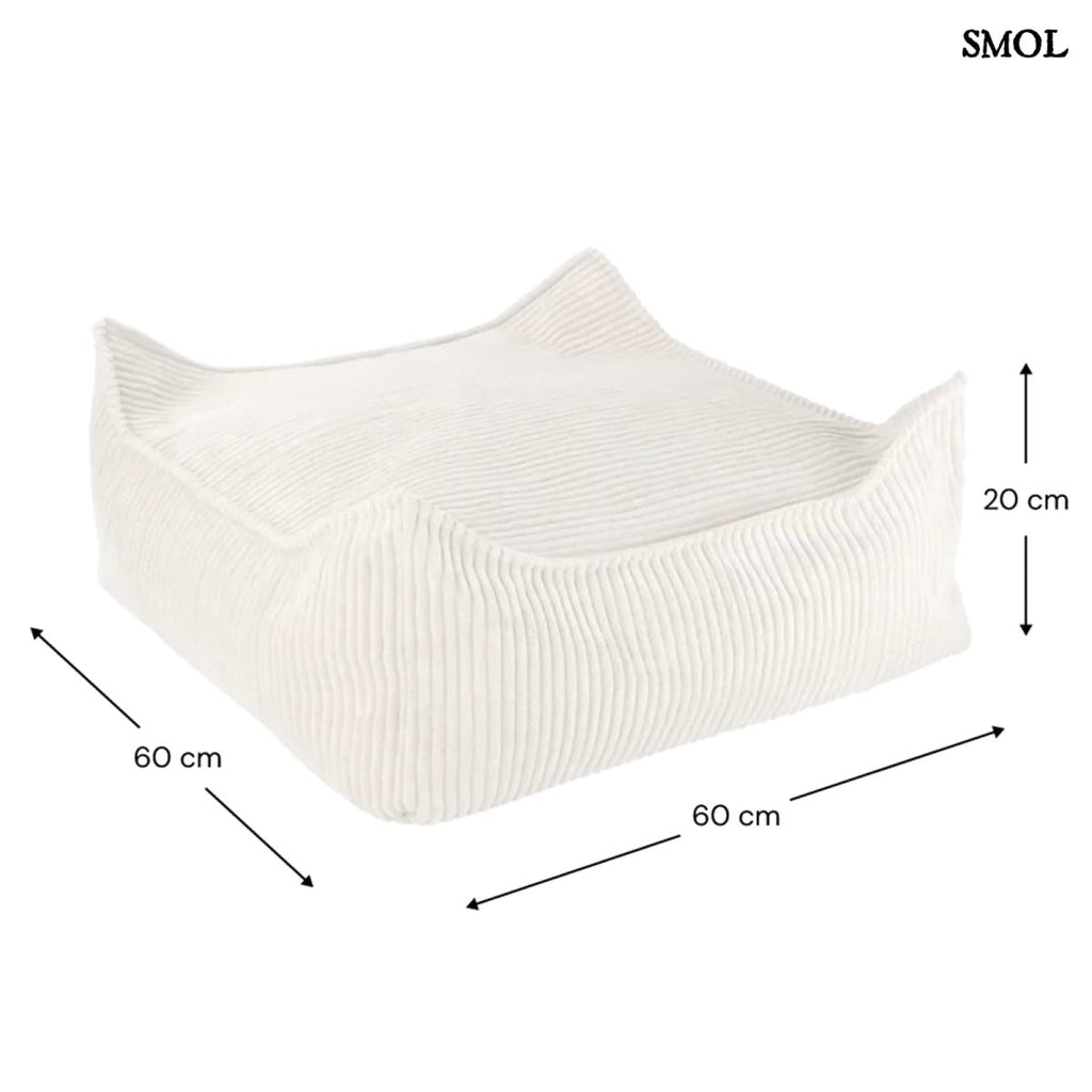 Szögletes Gyerek Babzsákfotel és Puff Szett | MARSHMALLOW - SMOL