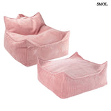 Babzsákfotel és puff szett gyerekeknek | PINK MOUSSE