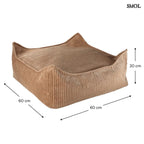 Szögletes Gyerek Babzsákfotel és Puff Szett | TOFFEE - SMOL