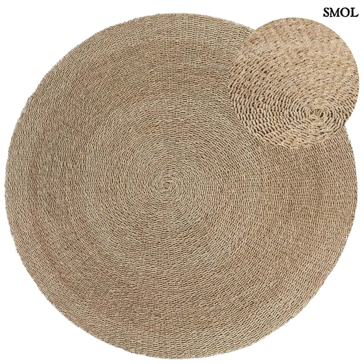 Szőnyeg - természetes szizál, ⌀200 cm | SIZALI - SMOL