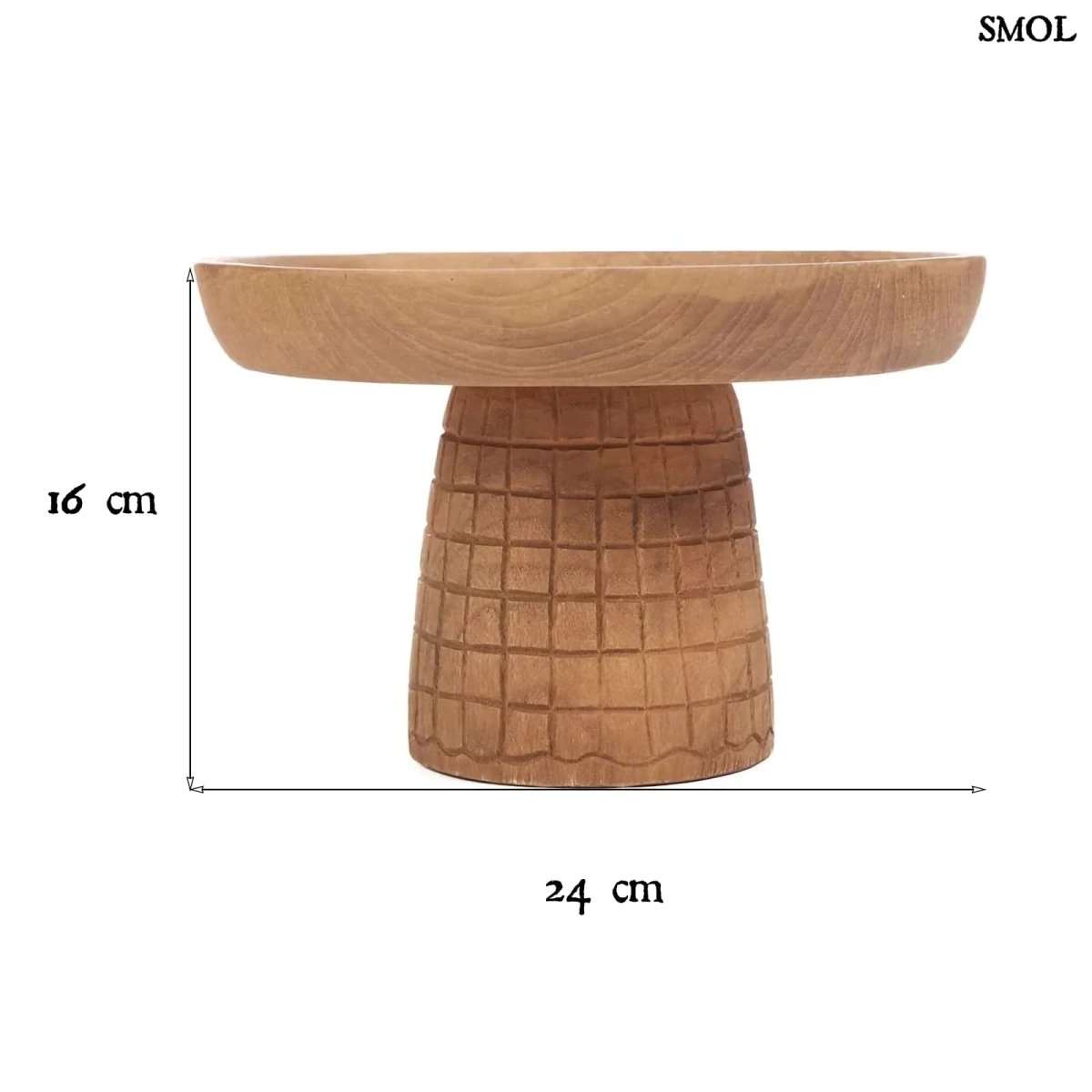 Talpas Teakfa Süteményes Tál | KOTAK - SMOL