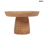 Talpas Teakfa Süteményes Tál | KOTAK - SMOL