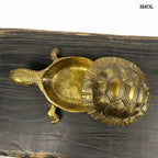 smol.hu -SHELLDON, fém, teknős tároló, 21 cm tető elcsúsztatva