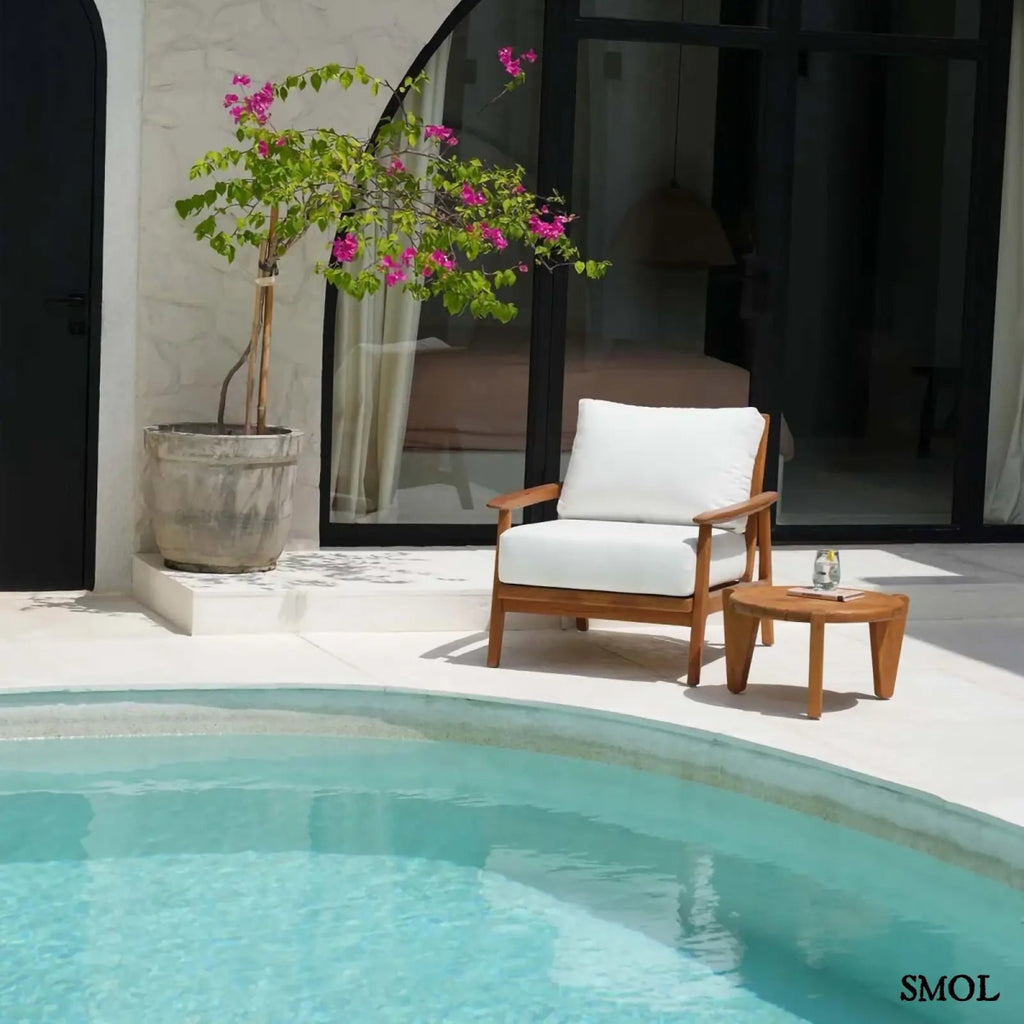 Teakfa kisasztal – kültéri és beltéri M| SESEH - SMOL