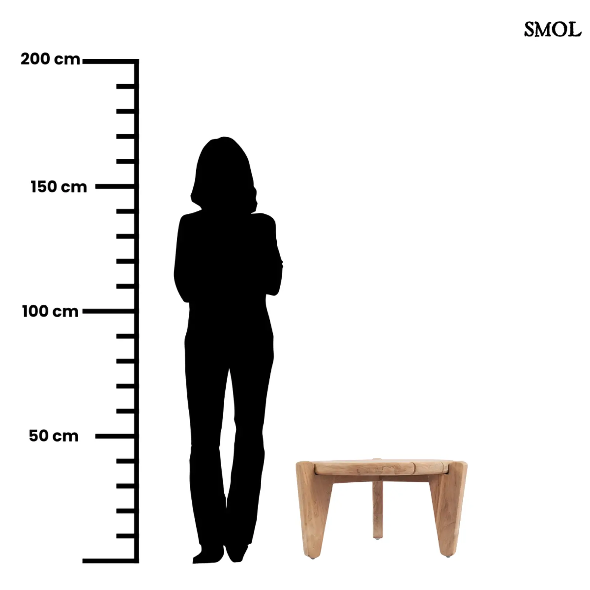 Teakfa kisasztal – kültéri és beltéri M| SESEH - SMOL