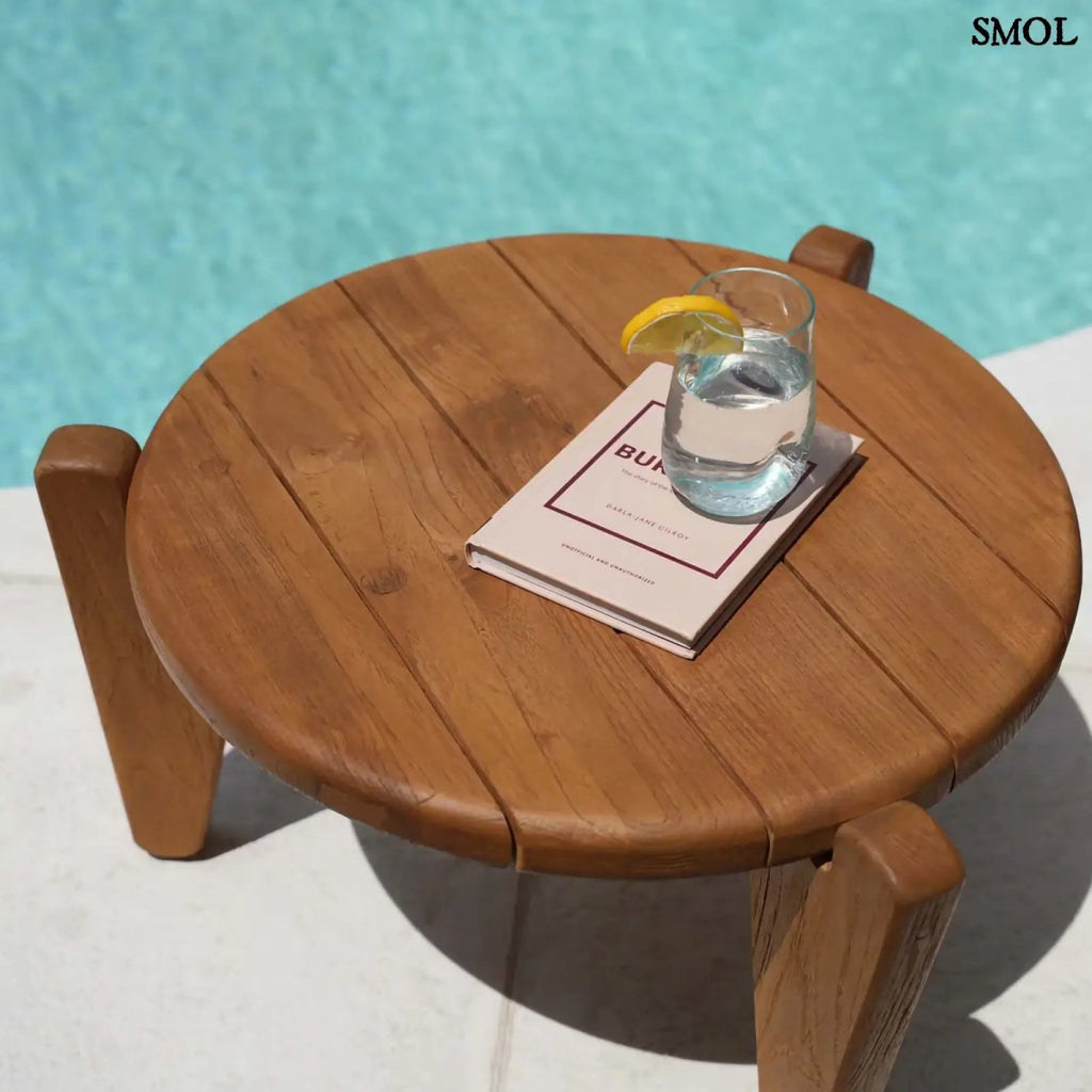 Teakfa kisasztal – kültéri és beltéri M| SESEH - SMOL