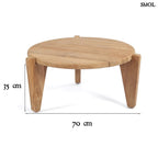 Teakfa kisasztal – kültéri és beltéri M| SESEH - SMOL