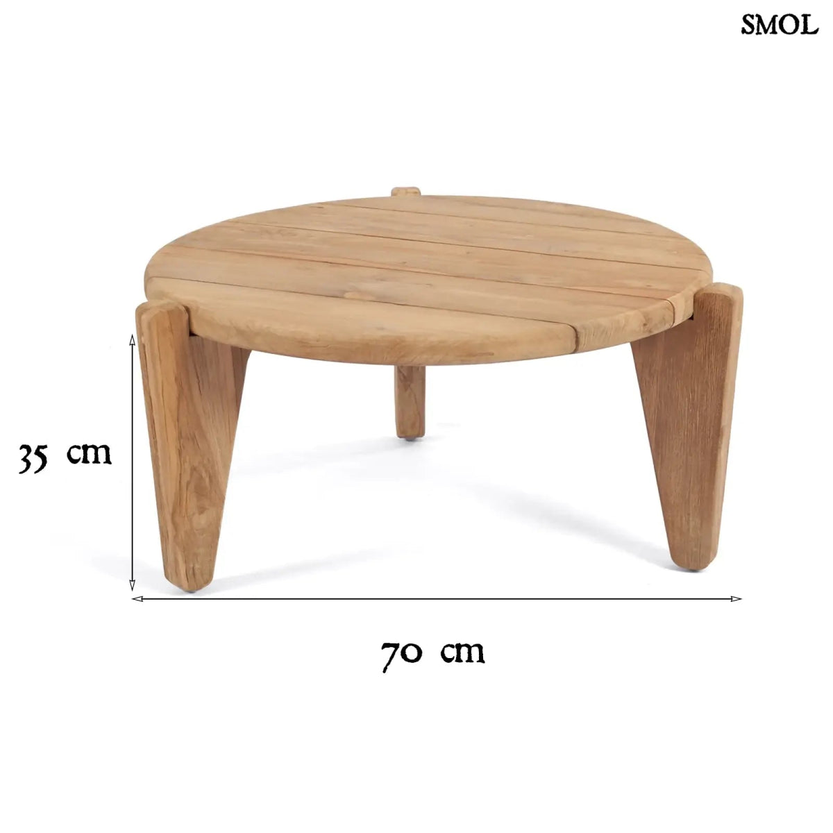 Teakfa kisasztal – kültéri és beltéri M| SESEH - SMOL