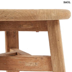 Teakfa kisasztal, natúr, 60 cm | FUSUMA - SMOL