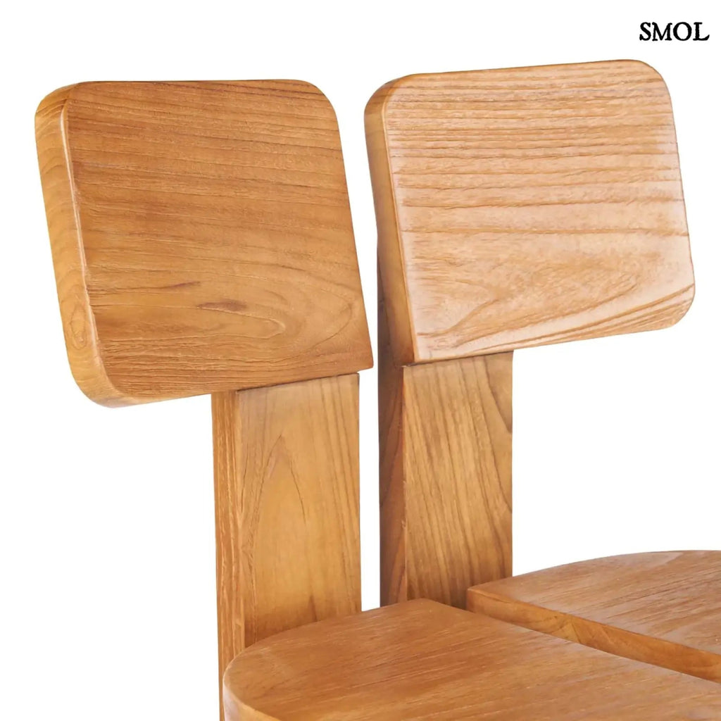 Teakfa Magasított Bárszék – Natúr | SAMA SAMA - SMOL