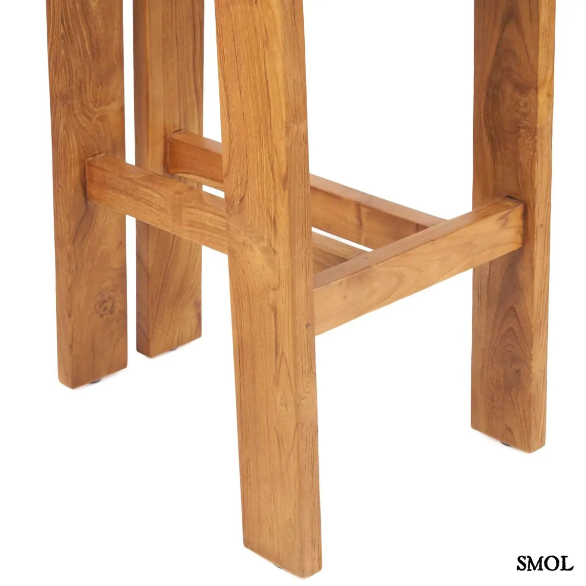 Teakfa Magasított Bárszék – Natúr | SAMA SAMA - SMOL