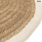 Tengerifű, Kerek Szőnyeg Pamut Szegéllyel, 100 cm | SEAGRASS - SMOL