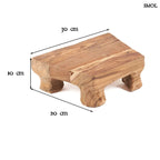 Természetes fa tálaló tál | YUMMY - SMOL