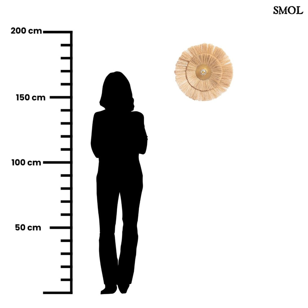 Természetes Falikar, ⌀44 cm | DOUBLE TROUBLE - SMOL