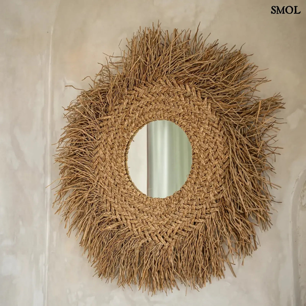 Természetes Falitükör - natúr | EARLY MONDAY - SMOL