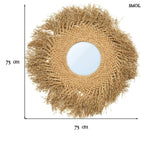 Természetes Falitükör - natúr | EARLY MONDAY - SMOL