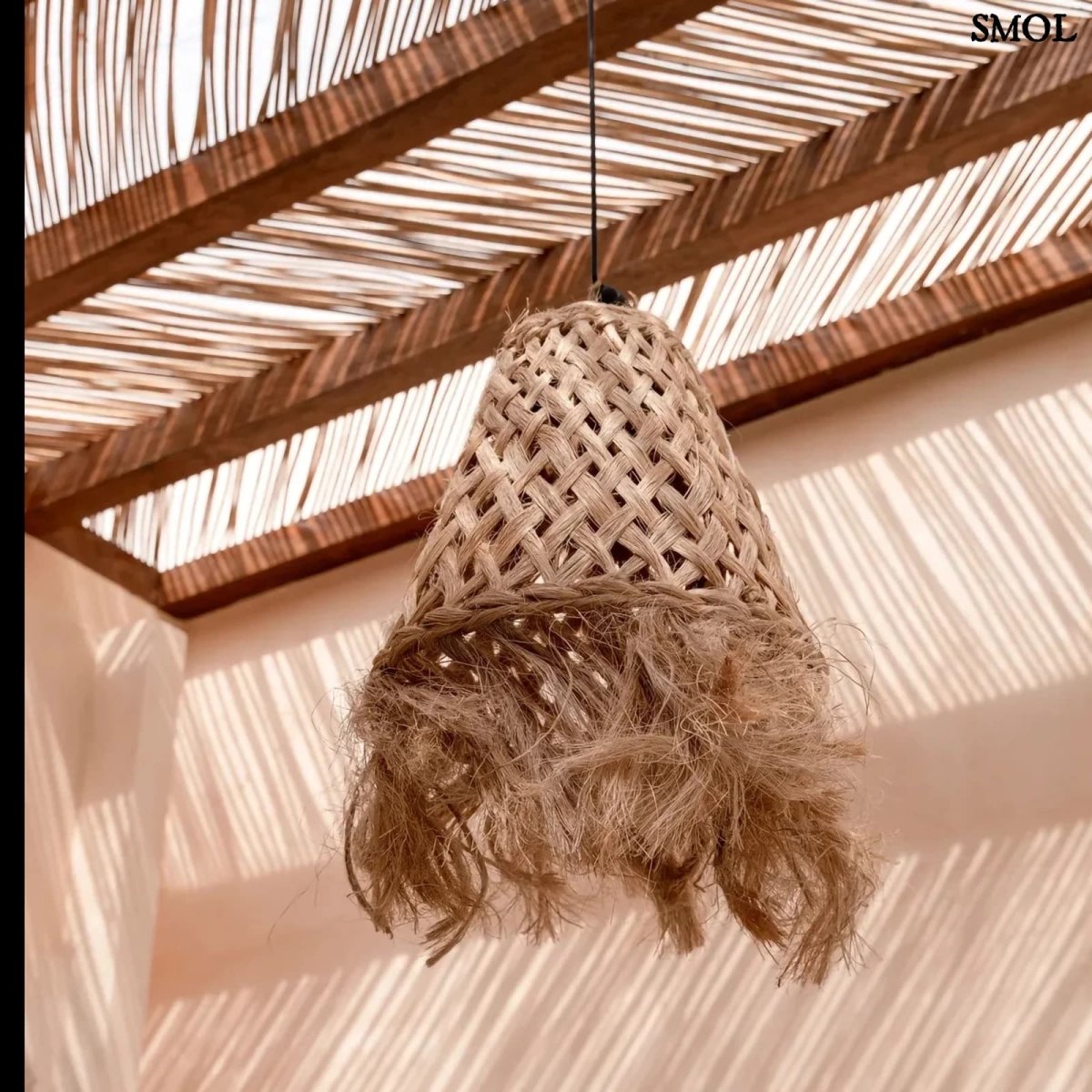 Természetes Függőlámpaernyő, 53 cm | JELLY FISH - SMOL